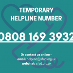 We have a temporary Helpline number in place
